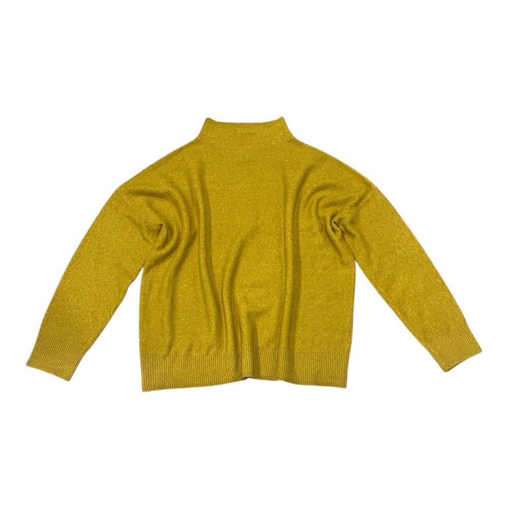 Joie Mustard Yellow Mock Neck Relaxed Sweater XXL